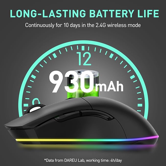 DAREU EM901X Wireless Gaming Mouse - Image 6