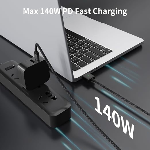 USB-C to Magnetic 3 Cable 140W for M4 MacBook Air Pro Charger, Magnetic Safe 3 - Image 2