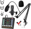 Podcast Equipment Bundle, BM-800 Podcast Microphone Bundle-Voice Changer by SKTEET