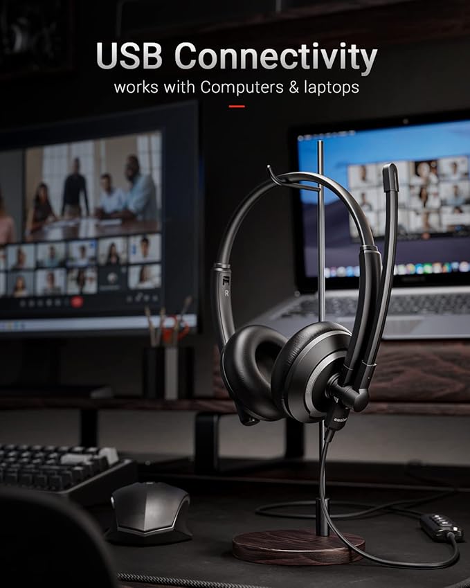 EH05-U Wired USB Headset with Noise Cancelling Microphone - Image 6