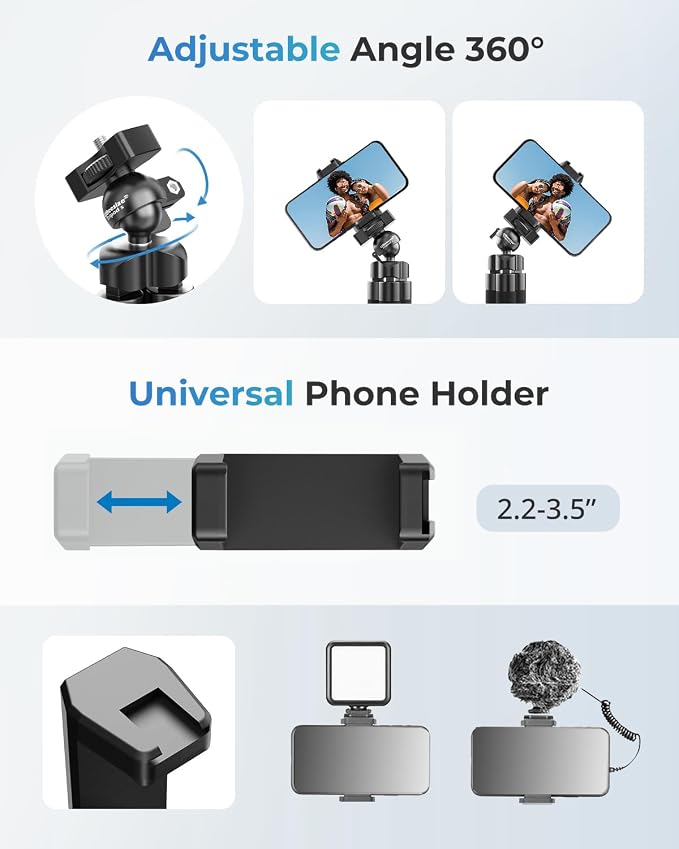 UBeesize Phone Tripod Pro S, Premium Flexible Phone Tripod - Image 3