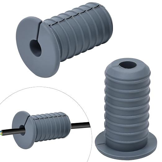 2pc Starlink Cable Grommet 3/4" Silicone Anti-Slip Wall Hole Pass Through Split by EASYEAH