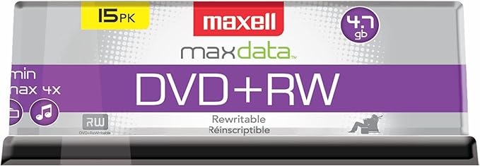Maxell Dvd+rw Rewritable Disc, 4.7 Gb - Image 3