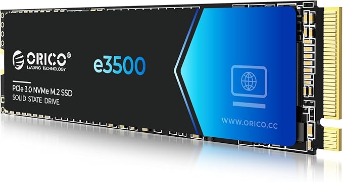 ORICO 512GB M.2 NVMe SSD, PCIe Gen3x4 M2 2280 SSD, 3D NAND Flash Internal Solid by PioneerDataSolutionPowerYourFuture
