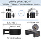 Overhead Tripod Mount for Camera Webcam Ring Light, Over Head Articulating Arm - Image 6