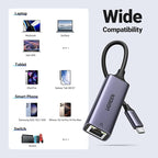 UGREEN USB C to Ethernet Adapter, Plug and Play 1Gbps Ethernet Adapter - Image 7