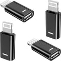 USB C to Lightning Adapter, Stuffcool 4Pack Lightning Male to USB C Female by Stuffcool