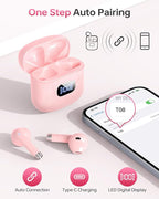KTGEE Wireless Earbuds Bluetooth 5.3 Headphones, 40Hrs Playback Stereo Ear Buds - Image 6