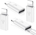 Temdan 4 Pack USB C to Lightning Adapter by Temdan