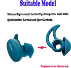 Earbud Tips 3 Pairs，Medium Silicone Earbud Tips Compatible - Image 3