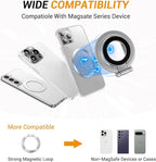 Magnetic Ring Holder Grip, Adjustable Magnet Phone Ring Stand, Strong Double - Image 2