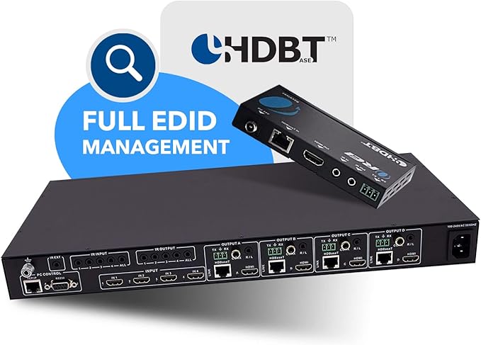 OREI Professional 4K 4x4 HDMI Extender Matrix - Image 4
