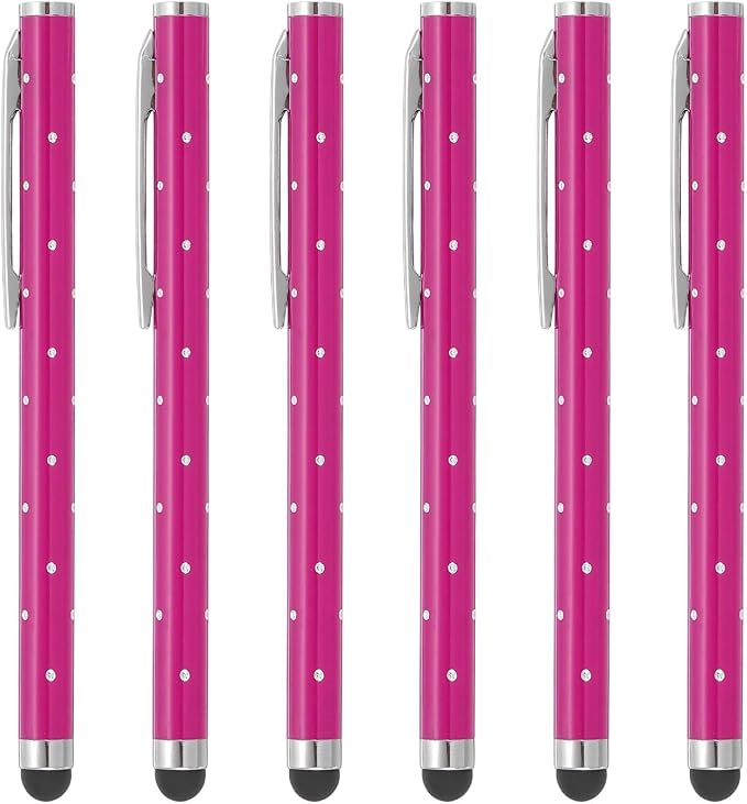 PATIKIL Stylus Pens for Touch Screens, Rose Red by PATIKIL