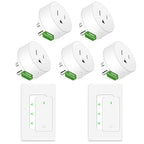 NineLeaf Zigbee Smart Outlet w Remote Control, Wireless Plug, Zigbee Hub by NineLeaf