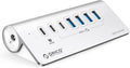ORICO 7 Port USB Hub 10Gbps, Aluminum USB 3.2 Gen 2 Hub, 6 USB 3.2 Data Ports by PioneerDataSolutionPowerYourFuture