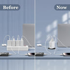 USB C Wall Charger, 40W 4-Port USB C Charger Block, Fast Charging Block Dual - Image 7
