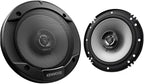 Kenwood KFC-1666S 300 Watts 6.5" 2-Way Car Coaxial Speakers by KENWOOD
