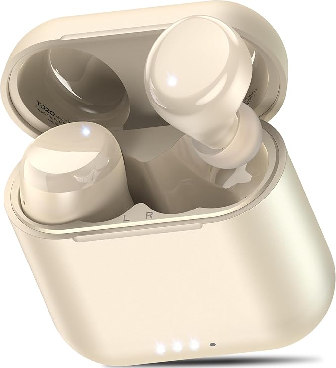 TOZO T6 Wireless Earbuds, Stereo Sound in Ear Headphones, 50 Hours Playtime by TOZO