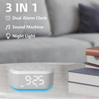Brown Noise Machine Small Digital Alarm Clock Sound Machine - Image 2