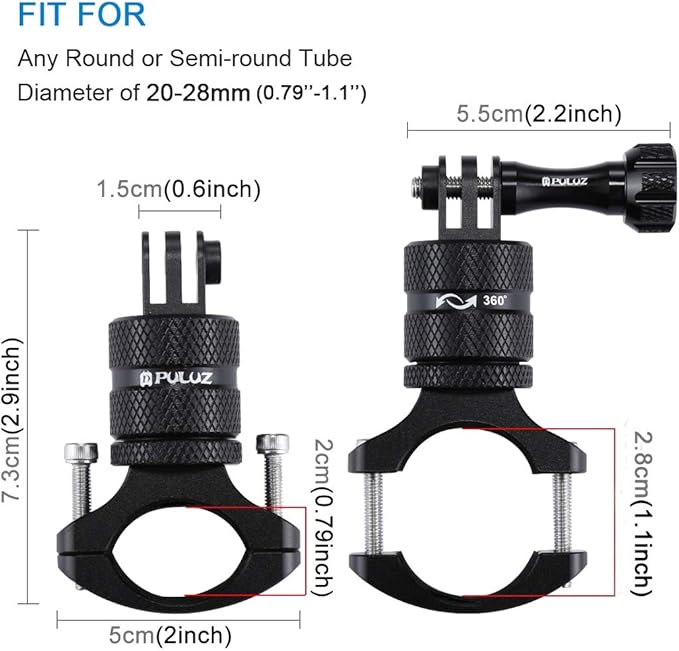 PULUZ Bike Camera Handlebar Mount - Image 4