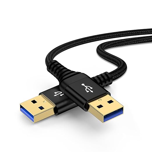 USB 3.0 A to A, 6 FT, Male to Male Cable Double End USB Cord Data Transfer Cord by HomeTravelChargerAccessory