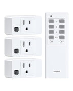 Remote Control Outlet, 200FT Long Range Wireless Light Switch, Mini Electrical by treewell