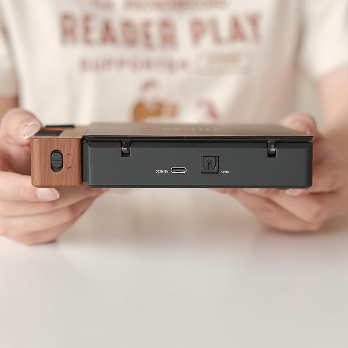 syitren R300 CD Player Portable Bluetooth Desktop Retro CD Players - Image 6
