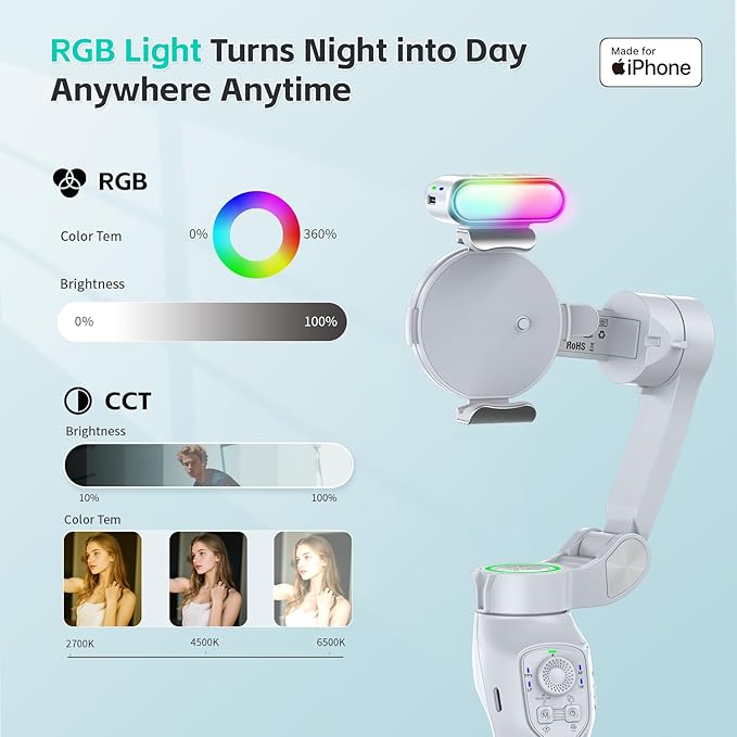 Only for iPhone, MOGO Gimbal Stabilizer - Image 4
