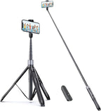 ATUMTEK 60" Selfie Stick Tripod, All in One Extendable Phone Tripod Stand by ATUMTEK
