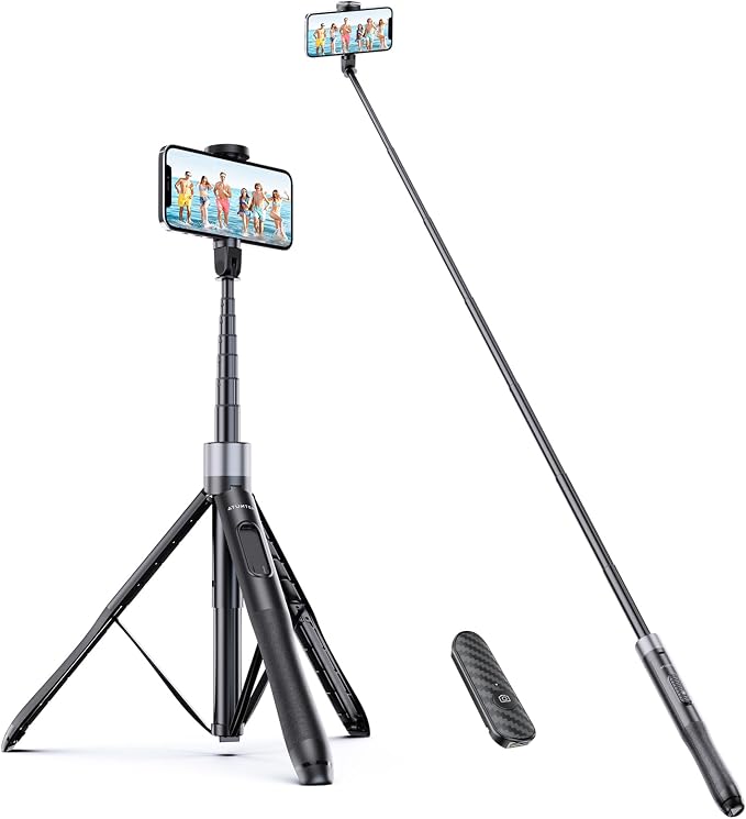 ATUMTEK 60" Selfie Stick Tripod, All in One Extendable Phone Tripod Stand by ATUMTEK