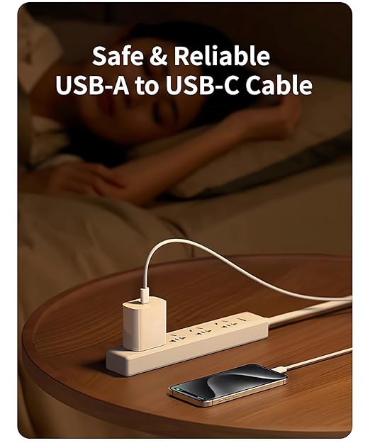 Woven TV Remote USB C Charger Cable - Image 6
