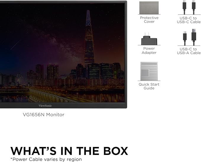 ViewSonic VG1656N 16 Inch 1200p IPS Wireless Portable Monitor - Image 9