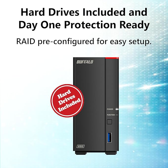 BUFFALO LinkStation 710 2TB 1-Bay NAS Network Attached Storage - Image 5