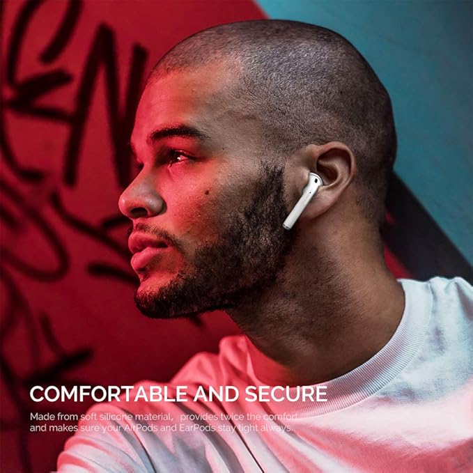 AhaStyle 4 Pairs AirPods Ear Tips Silicone Earbuds Cover Compatible - Image 7