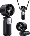 3-in-1 Portable Handheld Turbo Fan-100 Speeds, 15000 RPM, 10Hrs Cooling by KIMMOO