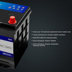 XINGCELL Kim Kirin12.8V 52Ah LiFePO4 Car Battery Group 24/D26 – Lithium Iron - Image 3