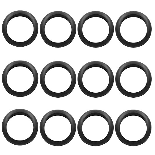 12 Pcs Rubber Grommets, 1-3/4" Inside Diameter 2" Drill Hole Rubber Wire by Kyuionty