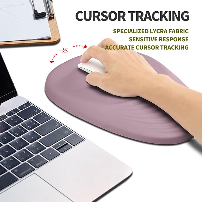 Hokafenle Ergonomic Mouse Pad Wrist Support, Terraced Slope Carpal Tunnel Wrist - Image 5