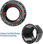 XHF 20 Pcs 1/4 Inch IP68 Strain Relief Nylon Cord Grip NPT Cable Glands - Image 4
