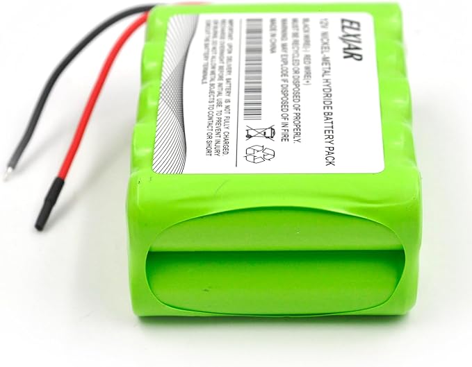 12V NiMH Battery Pack AA2000mAh, 10-Cell Rechargeable Replacement - Image 7