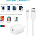 iPhone Fast Charger 3+3Pack 20W USB C Wall Charger - Image 4