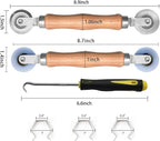 BAYTORY Upgrade Window Screen Repair Kit, Steel/Nylon Roller Tool - Image 2