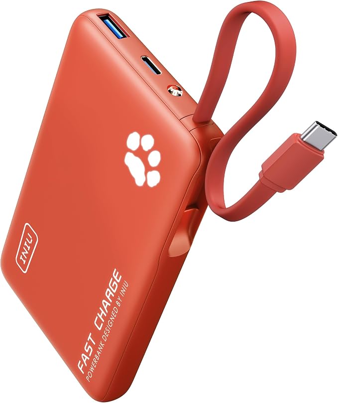 INIU Portable Charger, Slim 10000mAh Power Bank by INIU