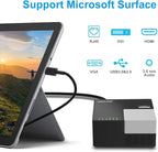 WAVLINK USB 3.0 Laptop Docking Station Dual Monitors, DisplayLink Computer Dock - Image 4