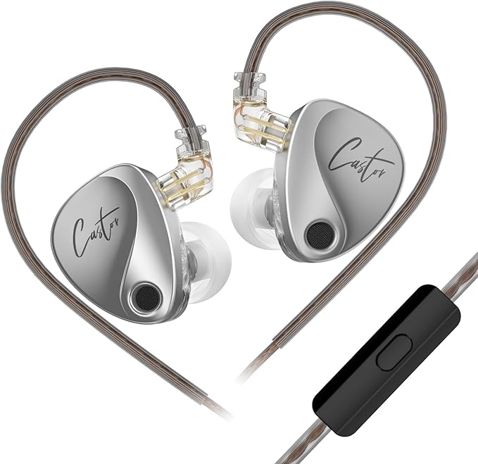 KZ Castor in-Ear Monitor Dual-Dynamic Drivers Headphones by HHIFIHEAR