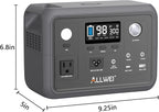 Portable Power Station 300W, ALLWEI 256Wh Solar Generator - Image 9