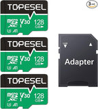 TOPESEL Micro SD Card high Speed 90mb per Second TF Card 4K Recording Memory by TOPESEL