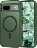 Magnetic for Google Pixel 8a Case, Shockproof Slim Translucent Matte Anti-Slip by Casehas