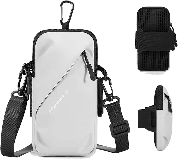 Phone Holder Arm Bands, Small Crossbody Shoulder Holsters Bag by PrimeComfort