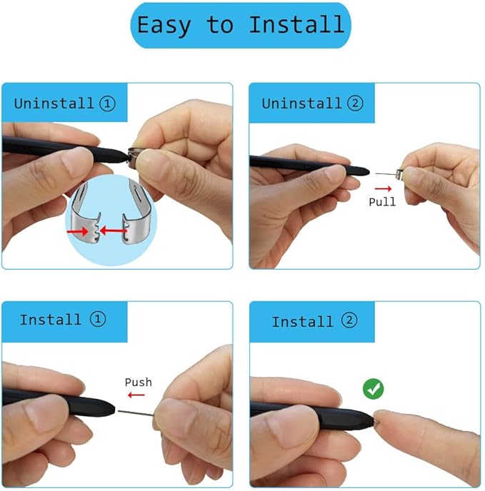20 PCS 2B Pen Tips Replacement Compatible - Image 3